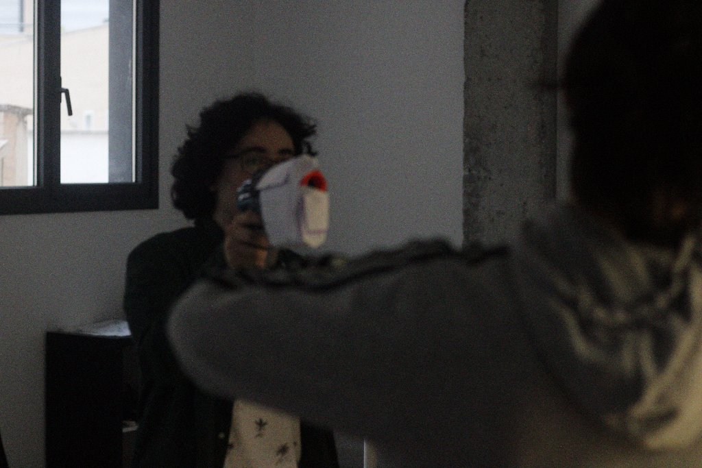 Fendât Blasco haciendo un entrenamiento durante el Día Nacional de Nihonia (1960)