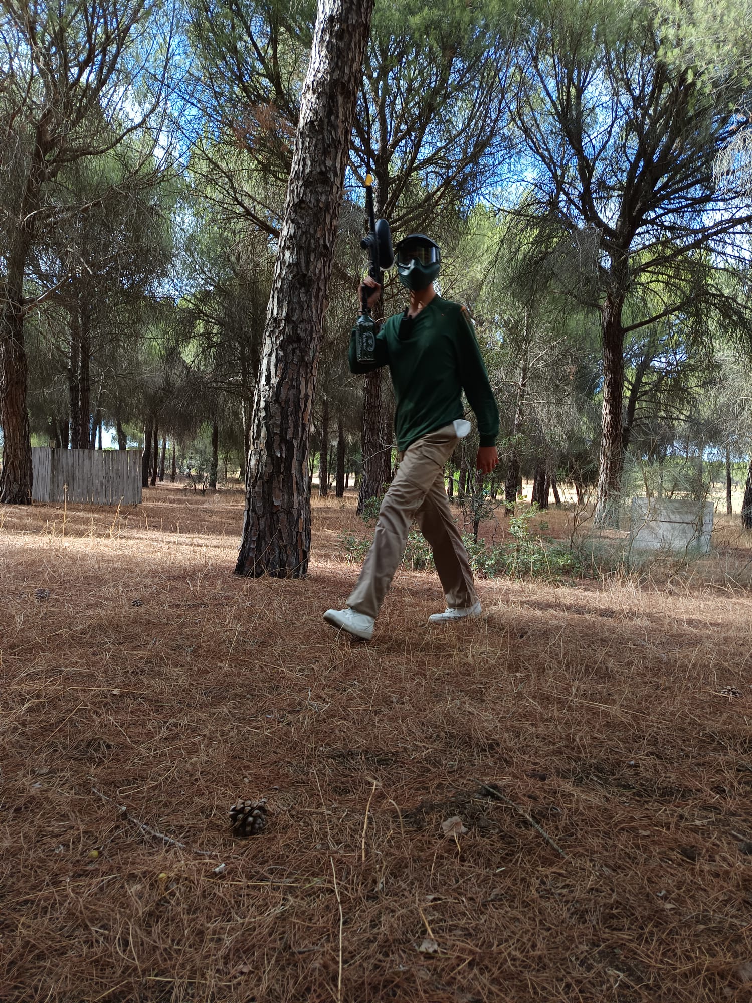 Suprasoldât Andy en el 1º entrenamiento del CDF